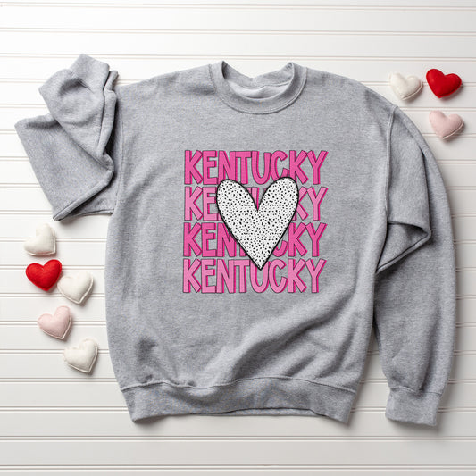 Kentucky, Pink With Dalmatian Heart - DIGITAL DOWNLOAD
